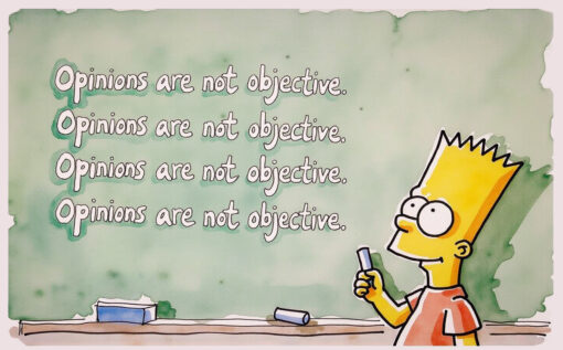 In My Objective Opinion